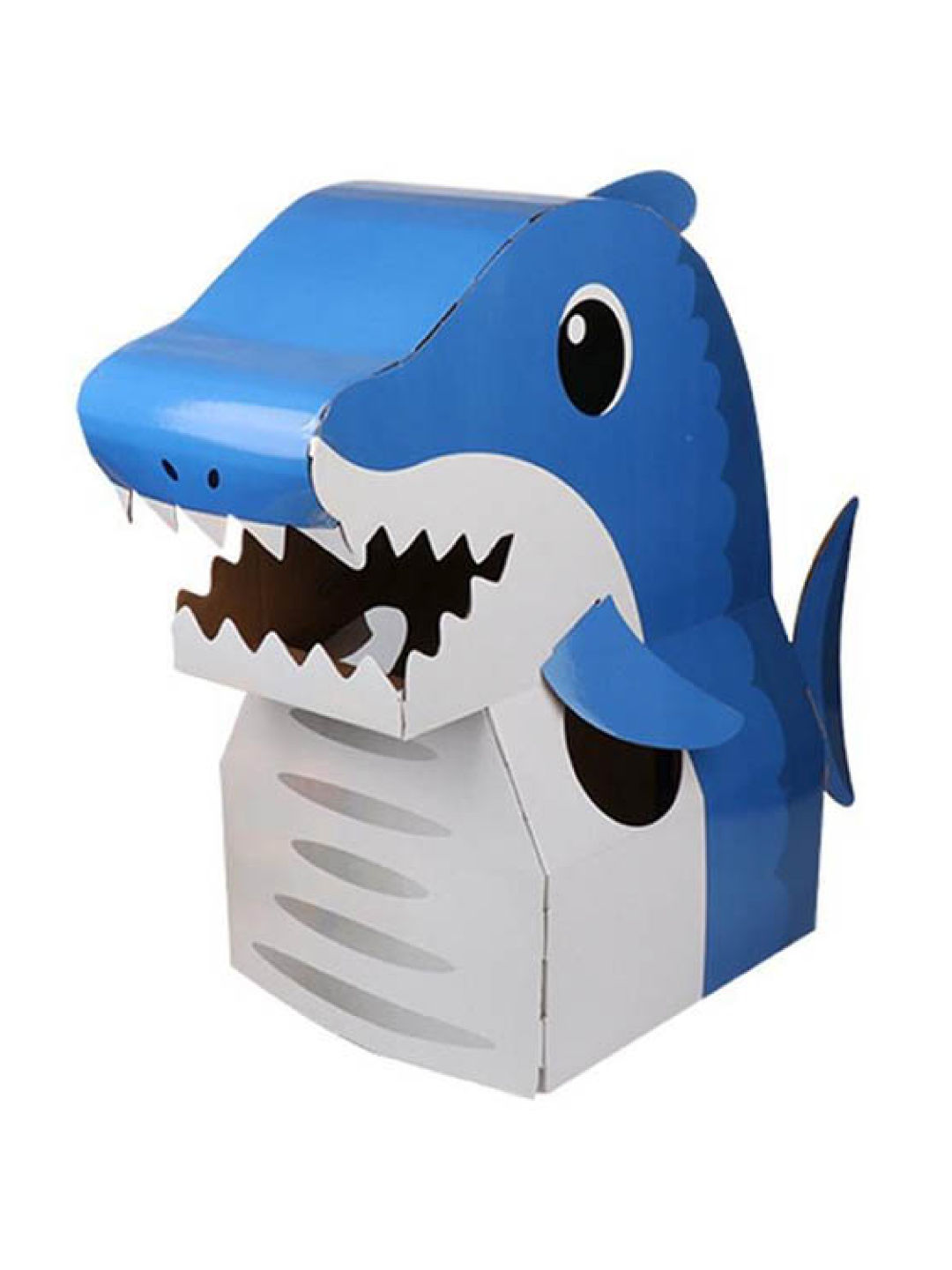 Crafty Kids Shark DIY Wearable Cardboard Costume edamama